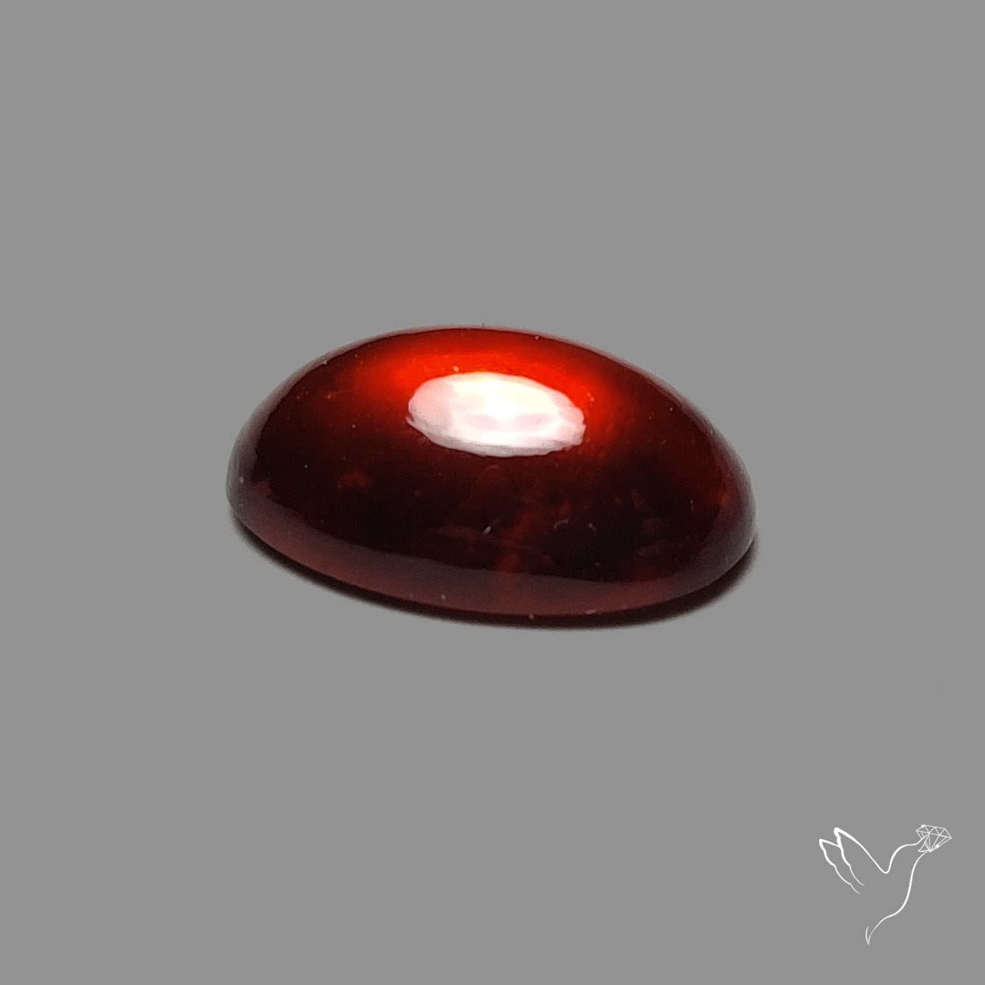 Gem Hessonite Garnet Cabochon