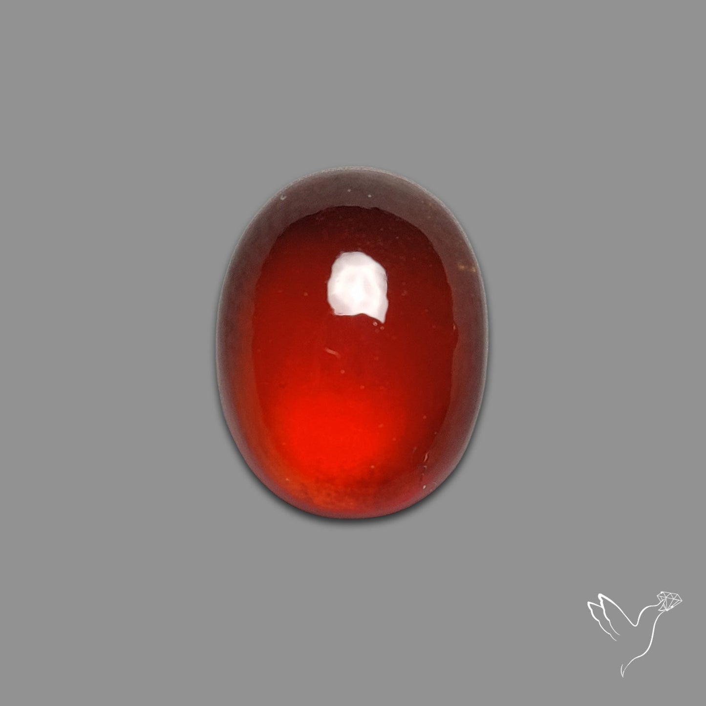 Gem Hessonite Garnet Cabochon