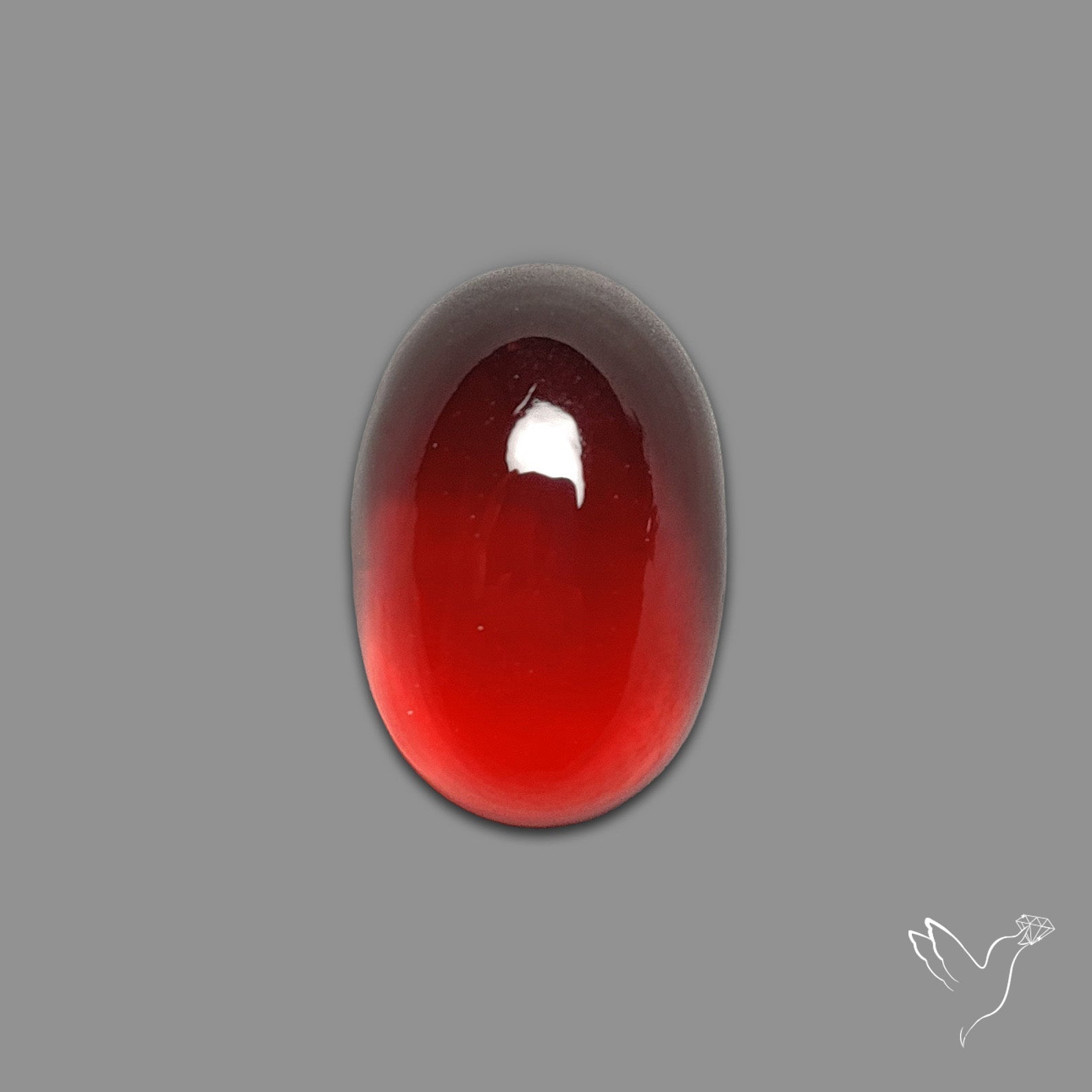 Gem Hessonite Garnet Cabochon