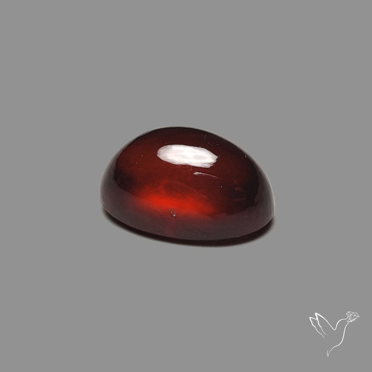Gem Hessonite Garnet Cabochon