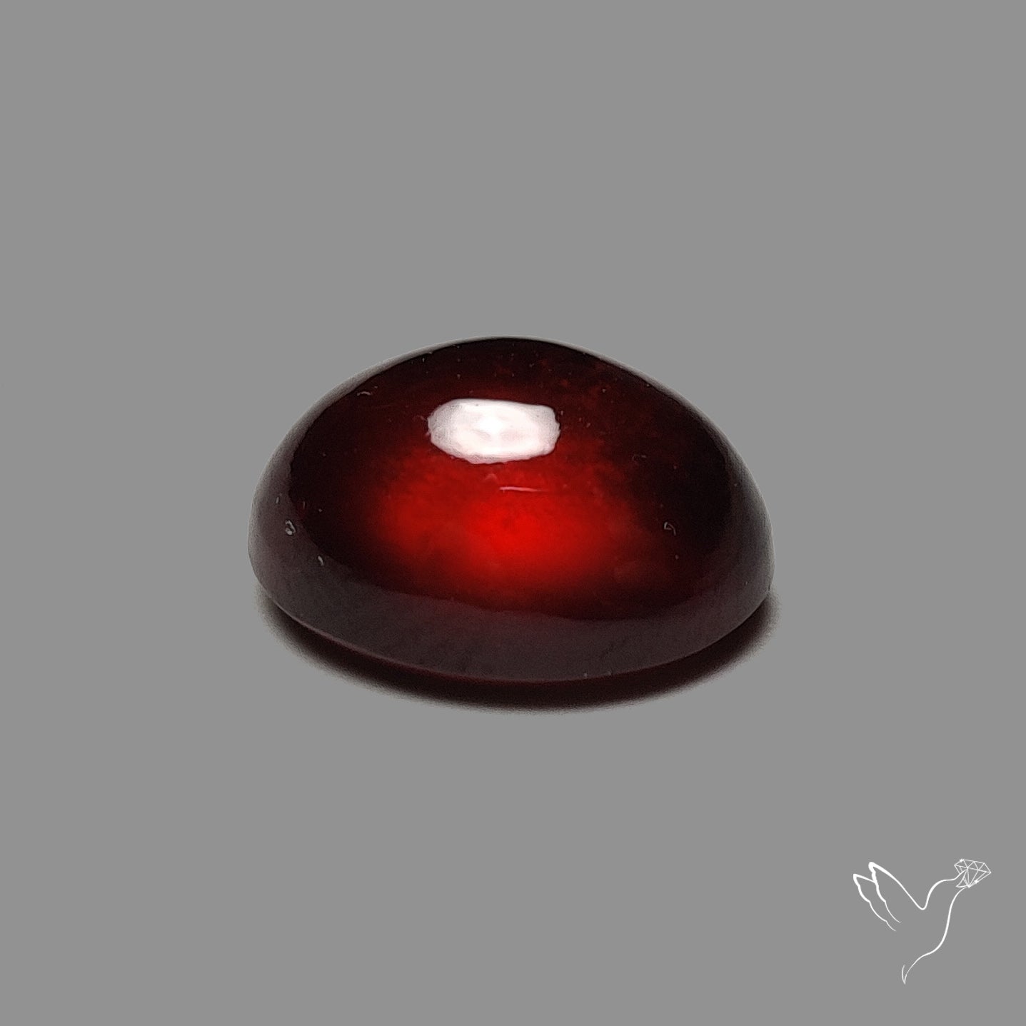 Gem Hessonite Garnet Cabochon