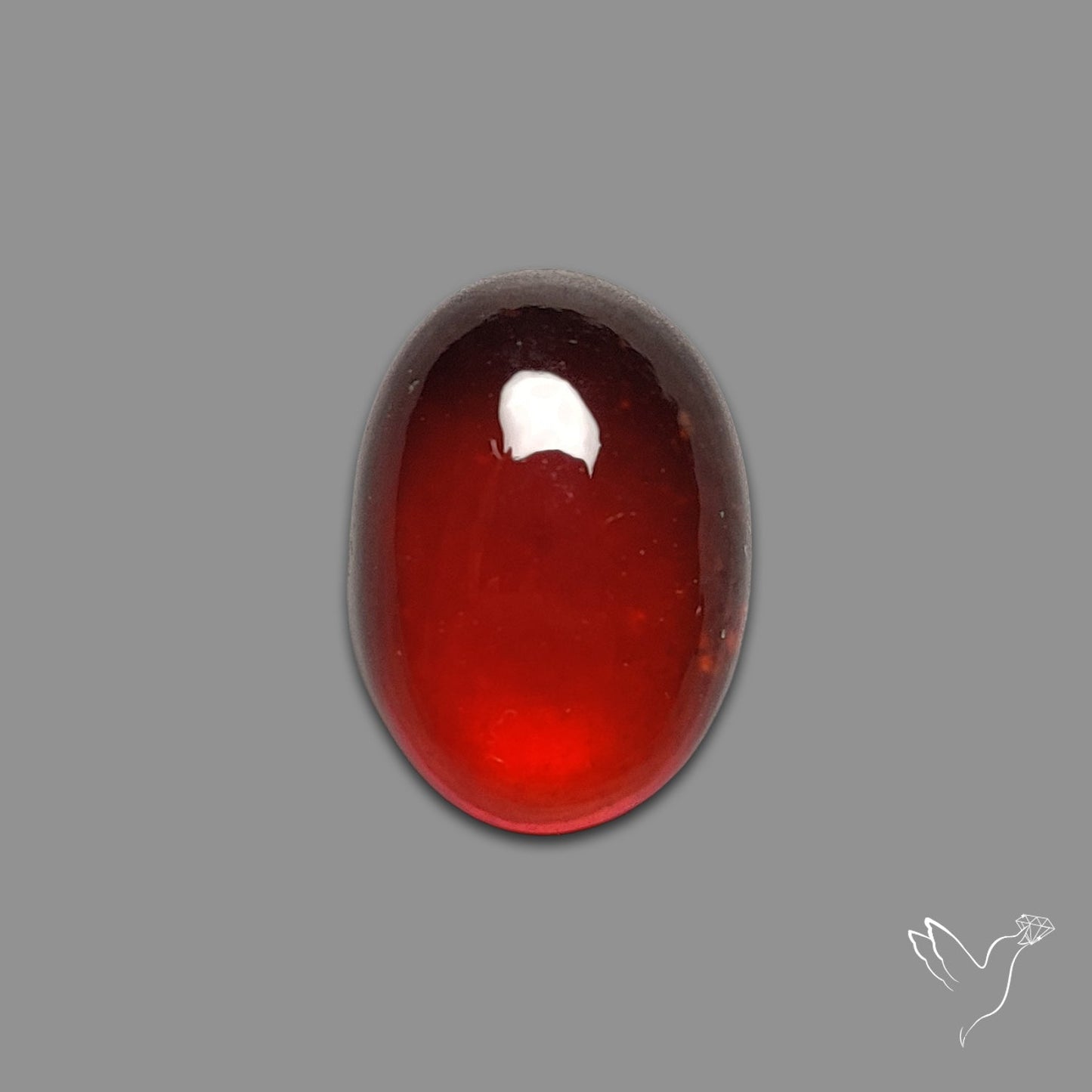 Gem Hessonite Garnet Cabochon