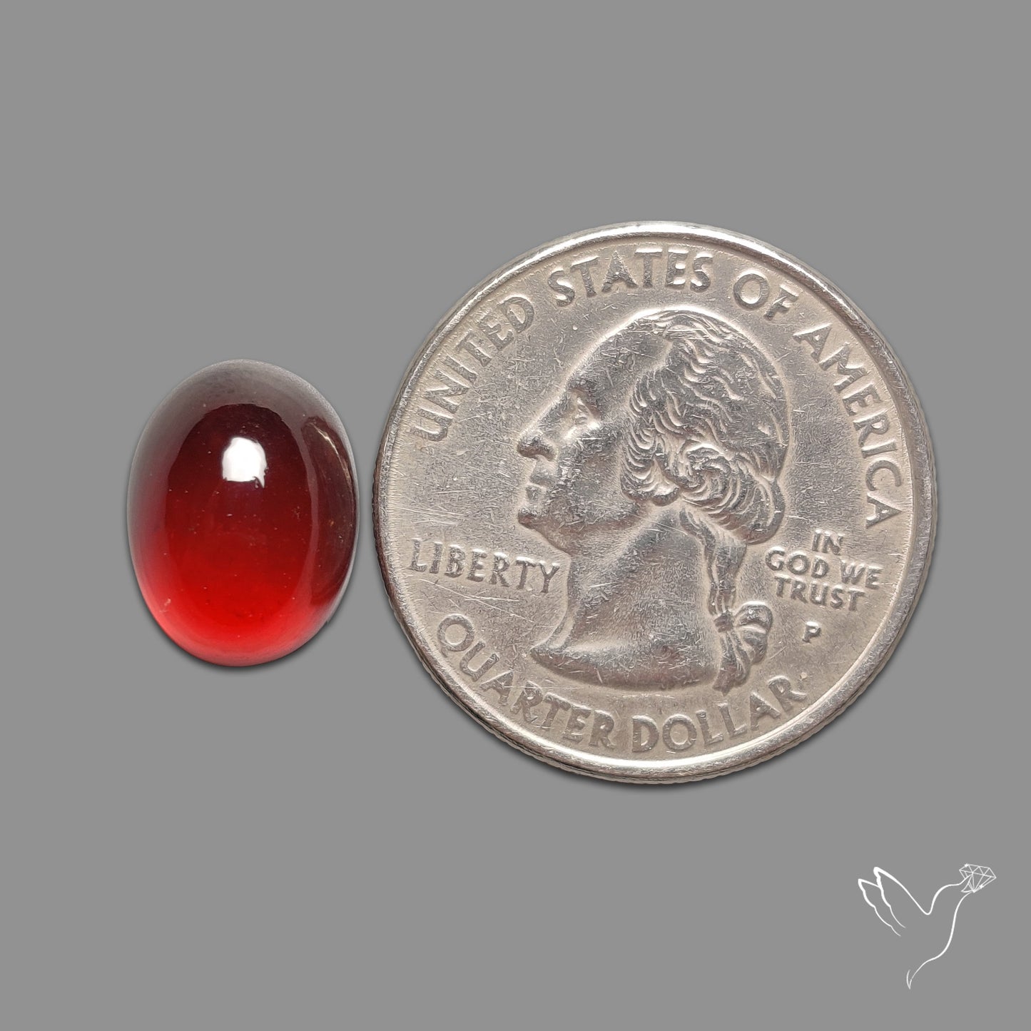 Gem Hessonite Garnet Cabochon