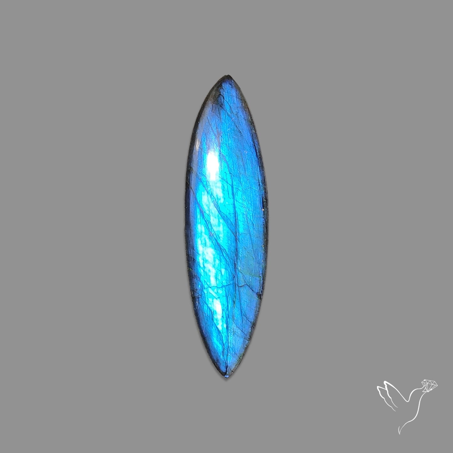 Deep Blue Labradorite Cabochon