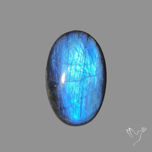 Deep Blue Labradorite Cabochon