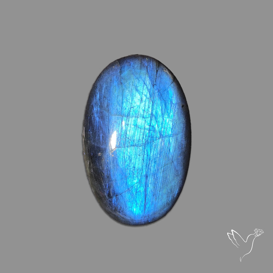 Deep Blue Labradorite Cabochon
