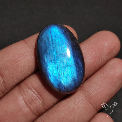 Deep Blue Labradorite Cabochon