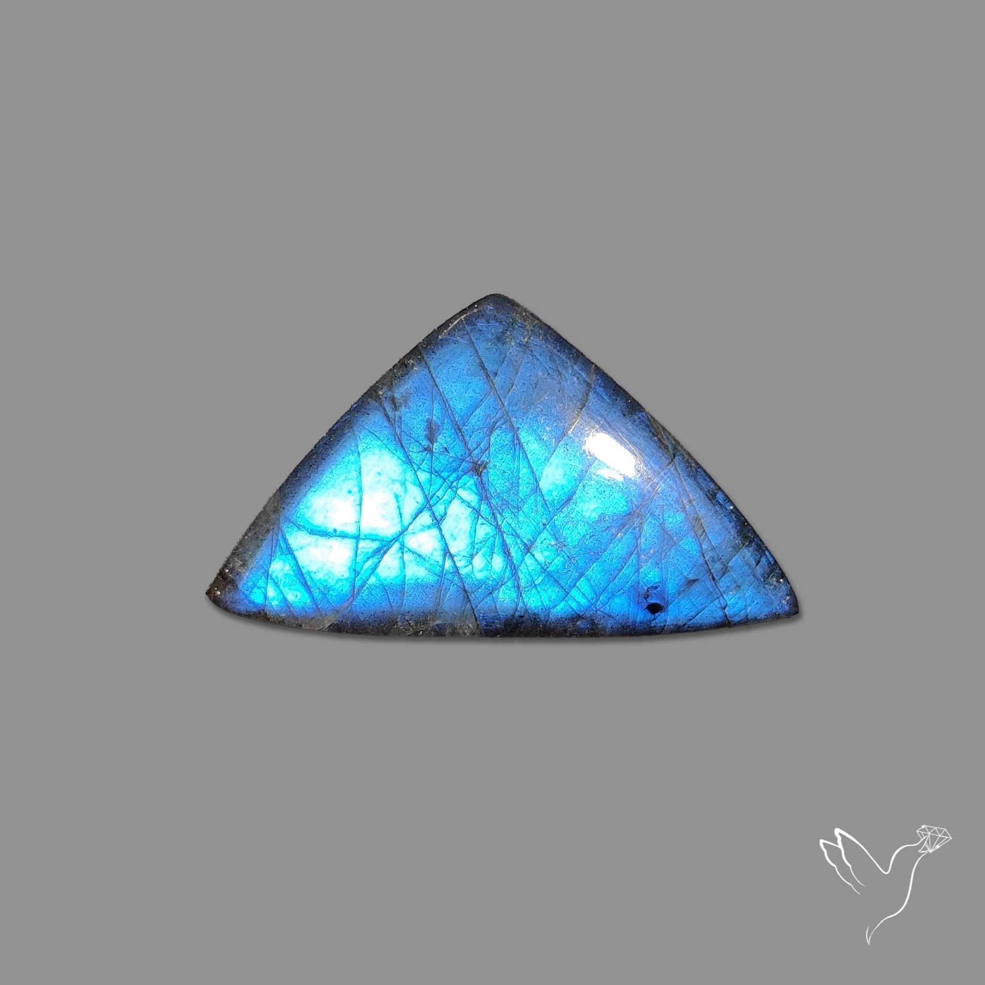 Deep Blue Labradorite Cabochon