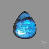 Deep Blue Labradorite Cabochon