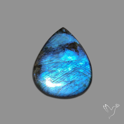 Deep Blue Labradorite Cabochon