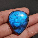 Deep Blue Labradorite Cabochon
