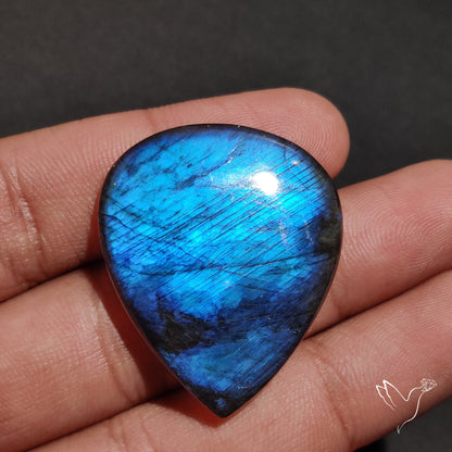 Deep Blue Labradorite Cabochon