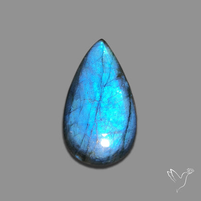 Deep Blue Labradorite Cabochon