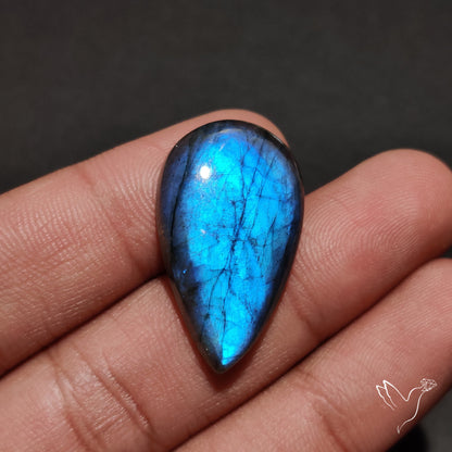 Deep Blue Labradorite Cabochon