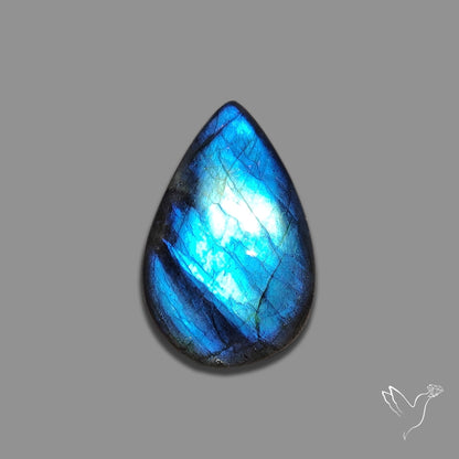 Deep Blue Labradorite Cabochon