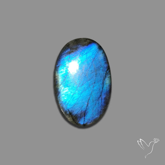 Deep Blue Labradorite Cabochon
