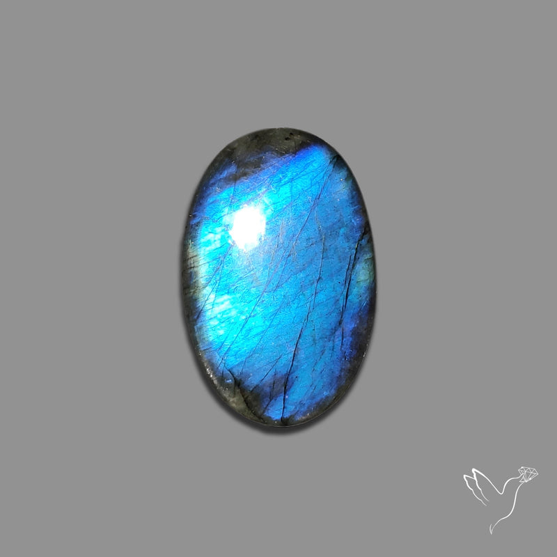 Deep Blue Labradorite Cabochon