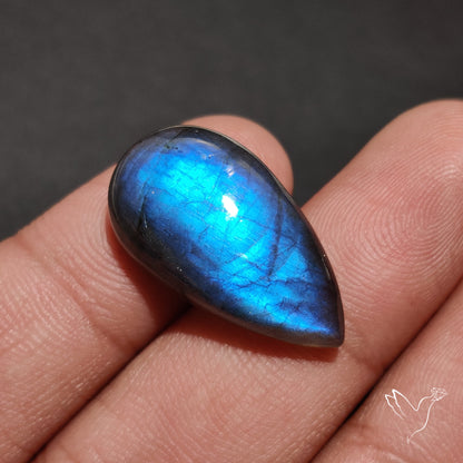 Deep Blue Labradorite Cabochon