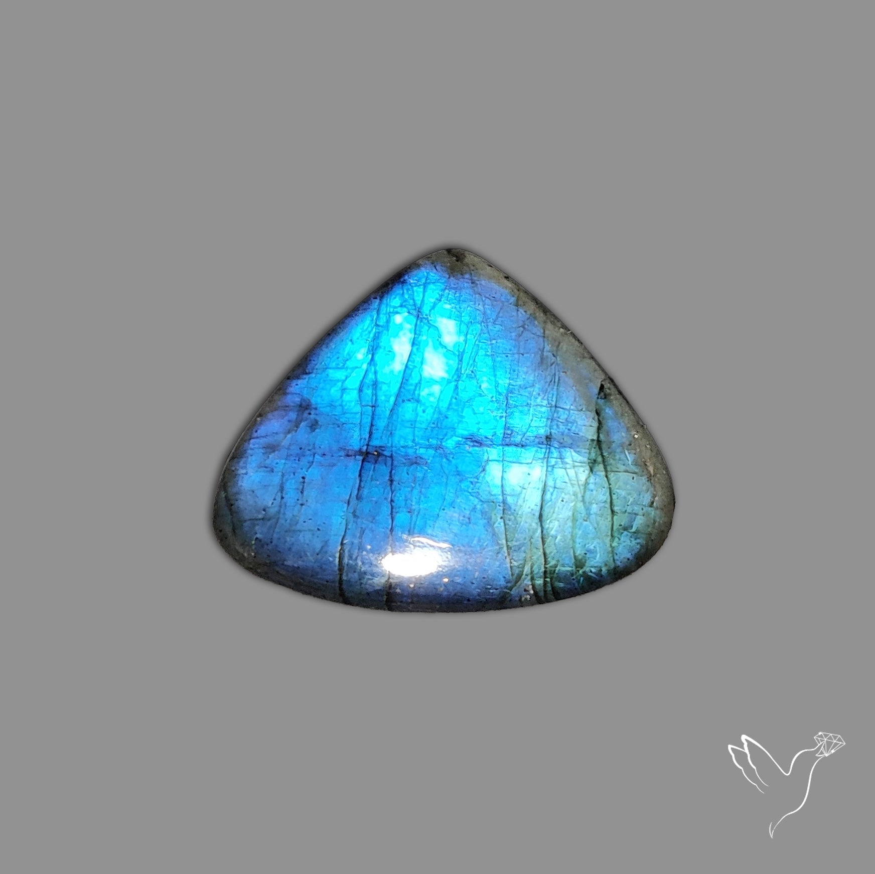 Deep Blue Labradorite Cabochon