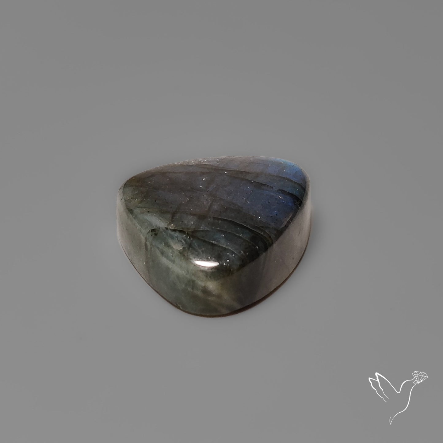 Deep Blue Labradorite Cabochon