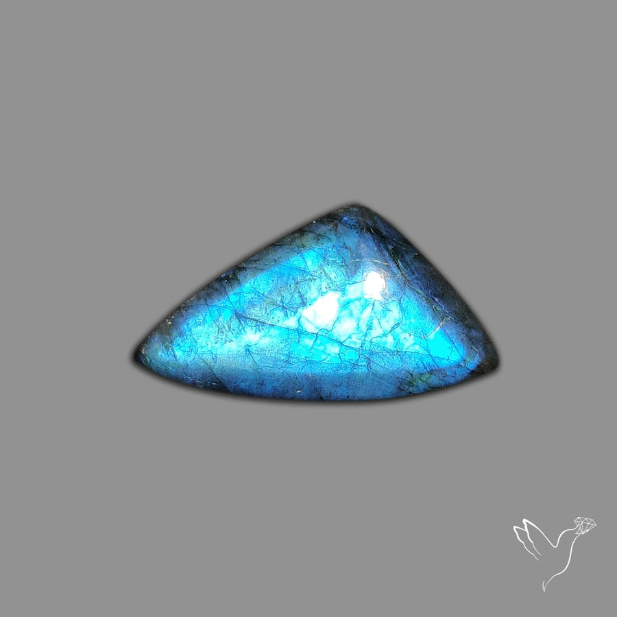 Deep Blue Labradorite Cabochon