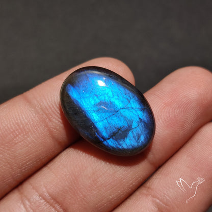 Deep Blue Labradorite Cabochon