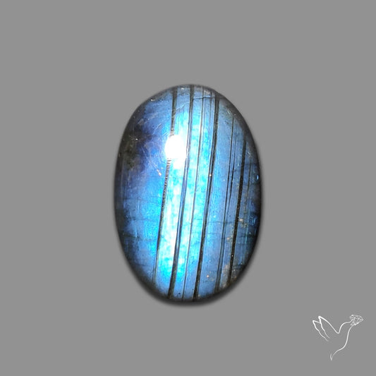 Deep Blue Labradorite Cabochon