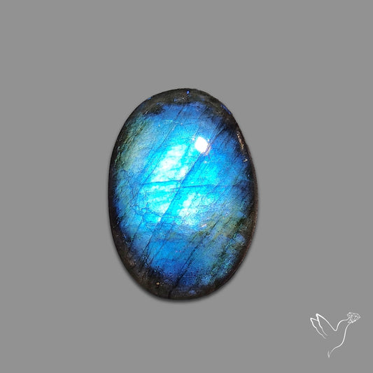 Deep Blue Labradorite Cabochon