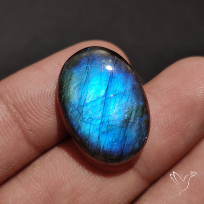 Deep Blue Labradorite Cabochon