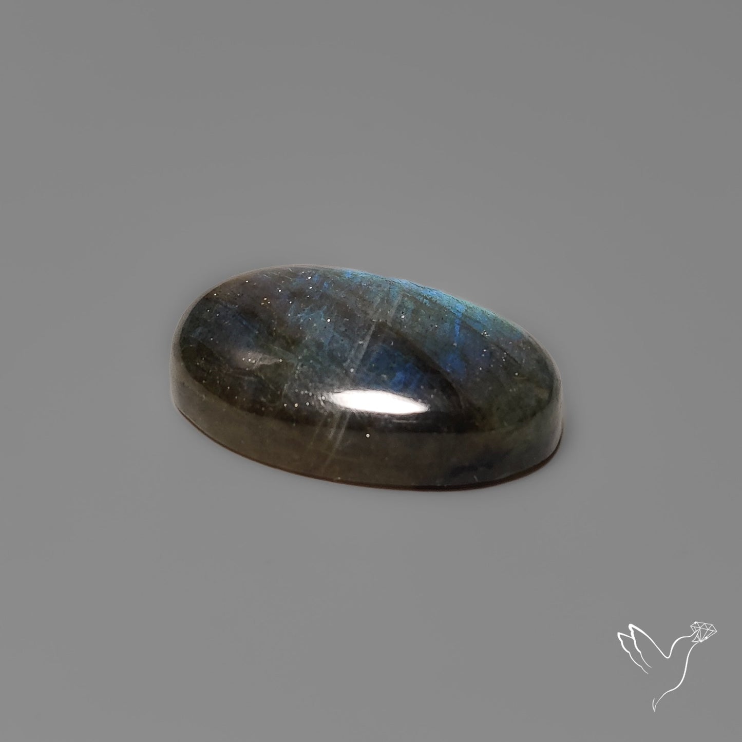 Deep Blue Labradorite Cabochon