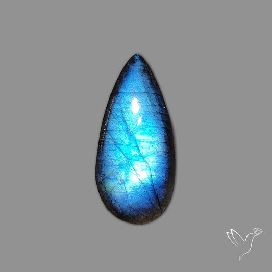 Deep Blue Labradorite Cabochon