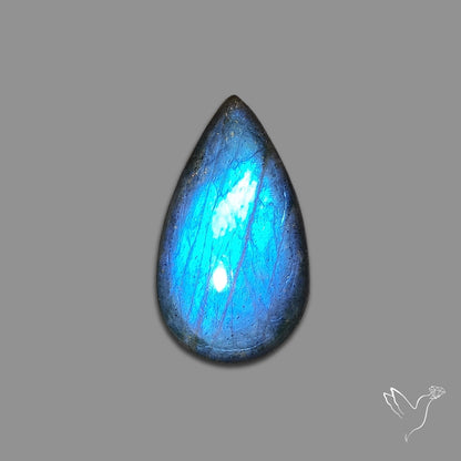 Deep Blue Labradorite Cabochon