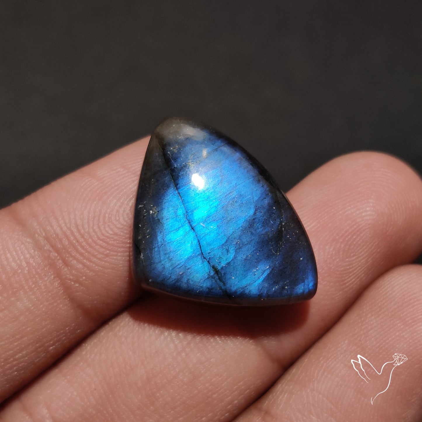 Deep Blue Labradorite Cabochon
