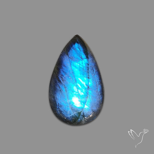 Deep Blue Labradorite Cabochon