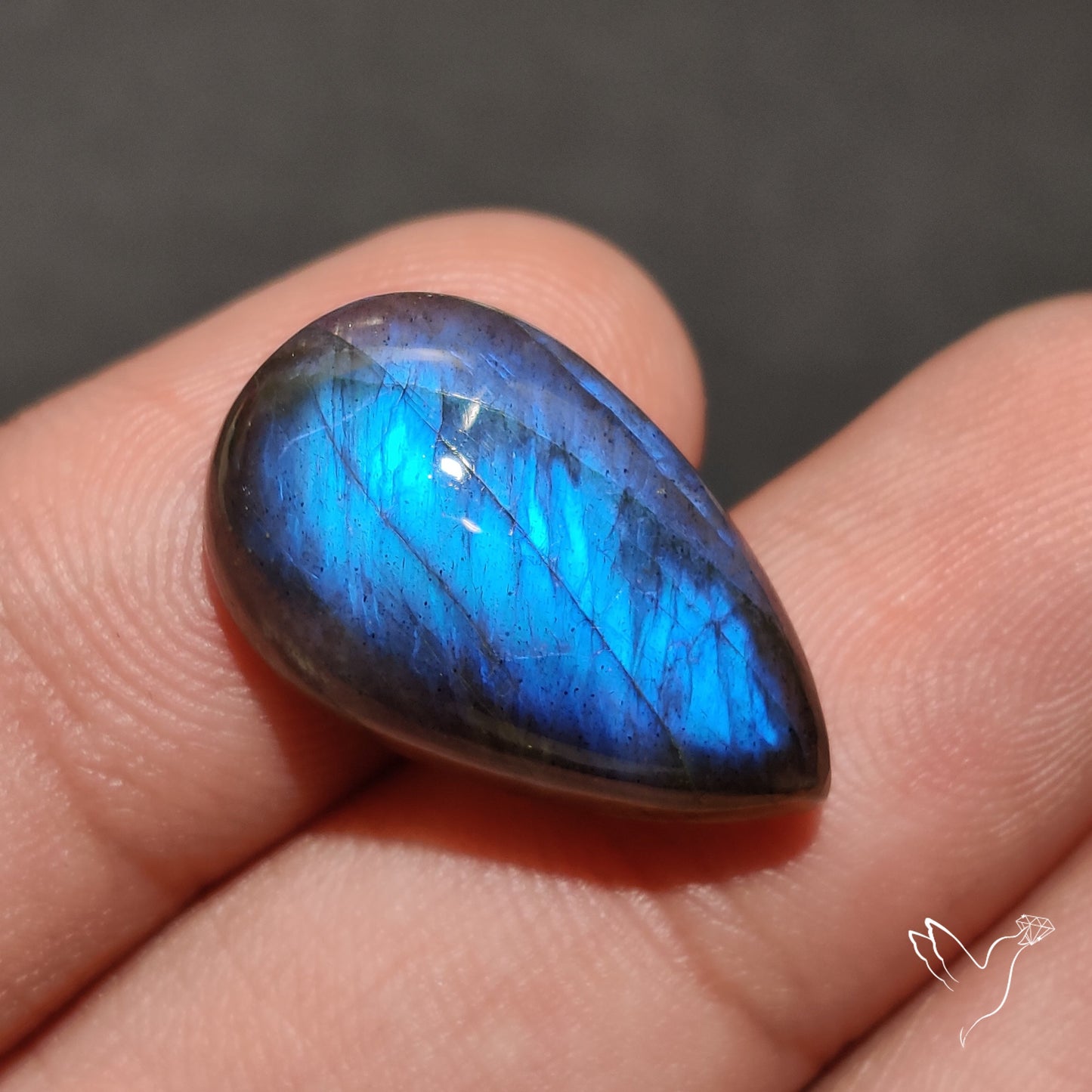 Deep Blue Labradorite Cabochon
