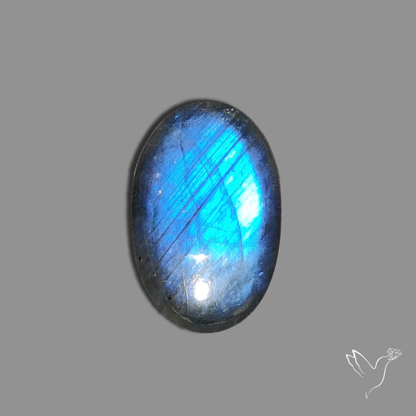 Deep Blue Labradorite Cabochon