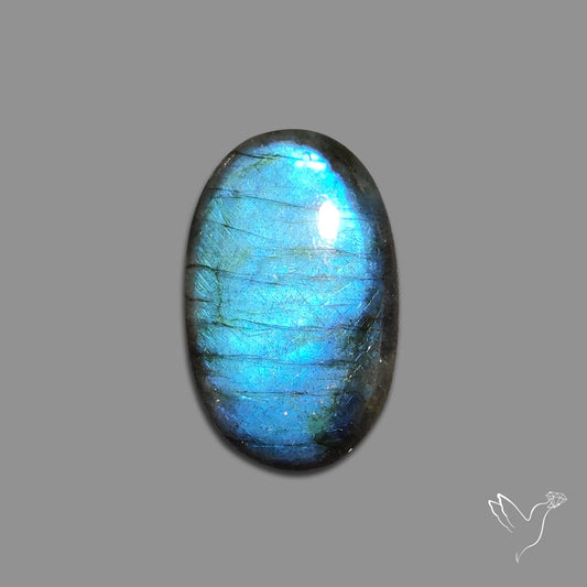 Deep Blue Labradorite Cabochon