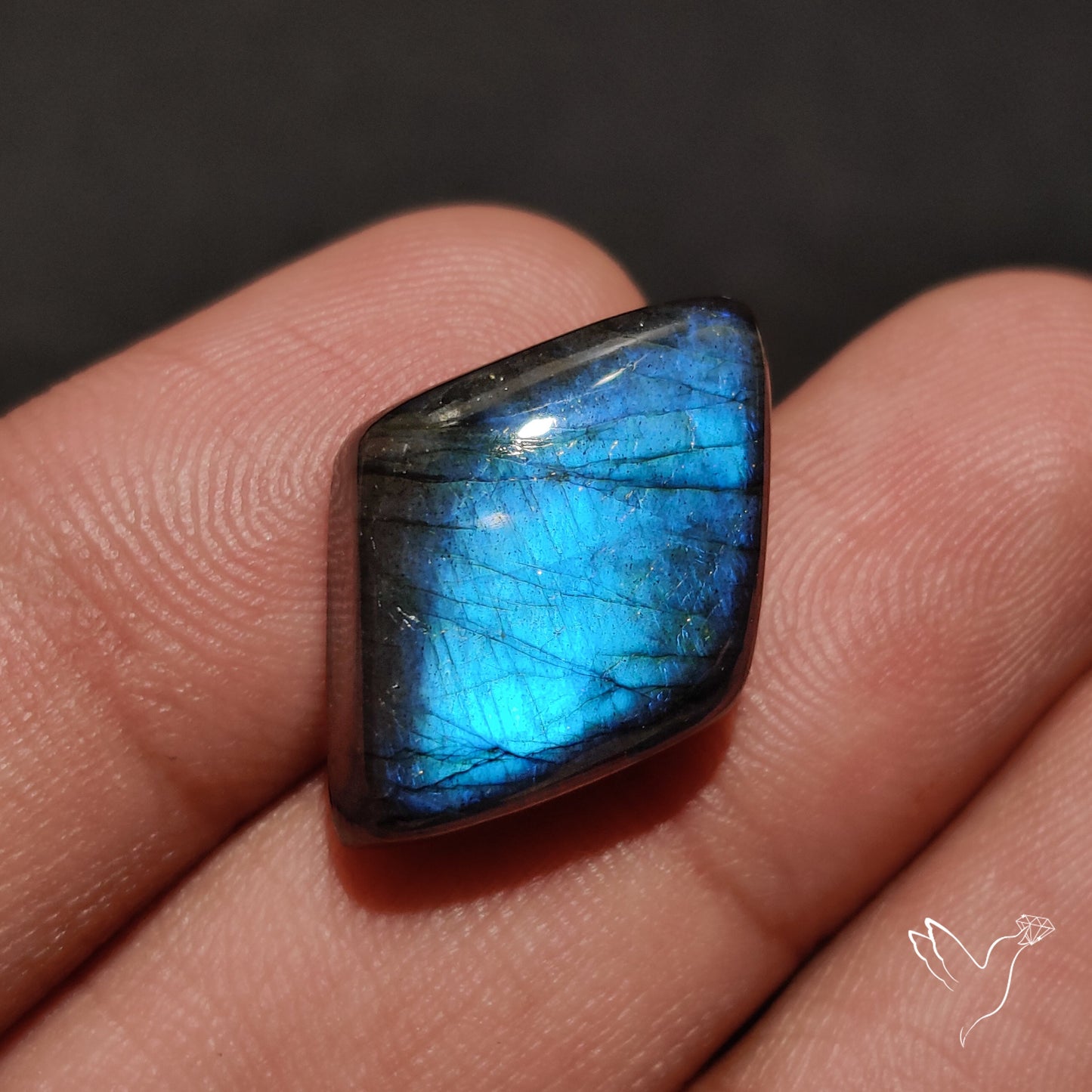 Deep Blue Labradorite Cabochon
