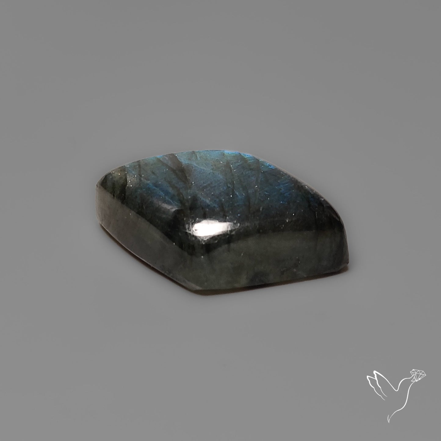 Deep Blue Labradorite Cabochon