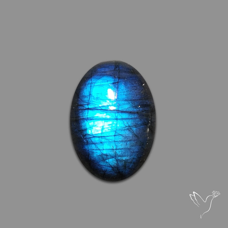 Deep Blue Labradorite Cabochon