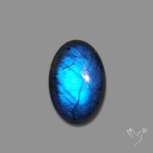 Deep Blue Labradorite Cabochon