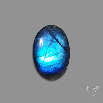 Deep Blue Labradorite Cabochon