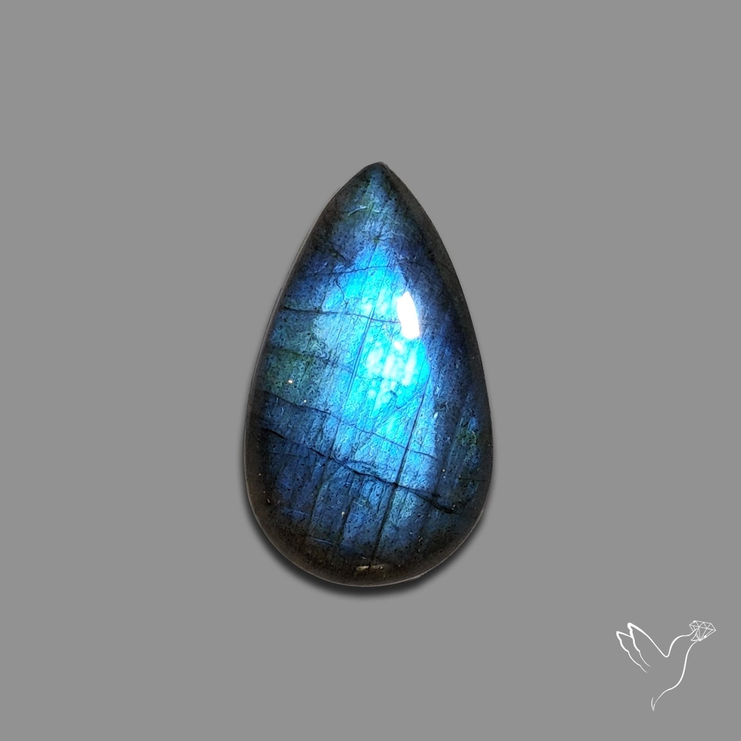 Deep Blue Labradorite Cabochon