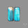 Clear Blue Labradorite Pair