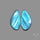 Clear Blue Labradorite Pair