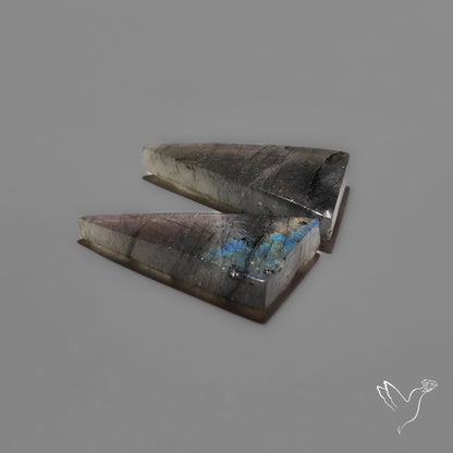 Electric Blue Spectrolites Pair