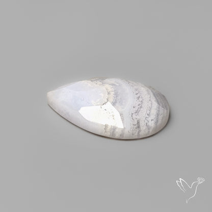 Rose Cut Blue Lace Agate