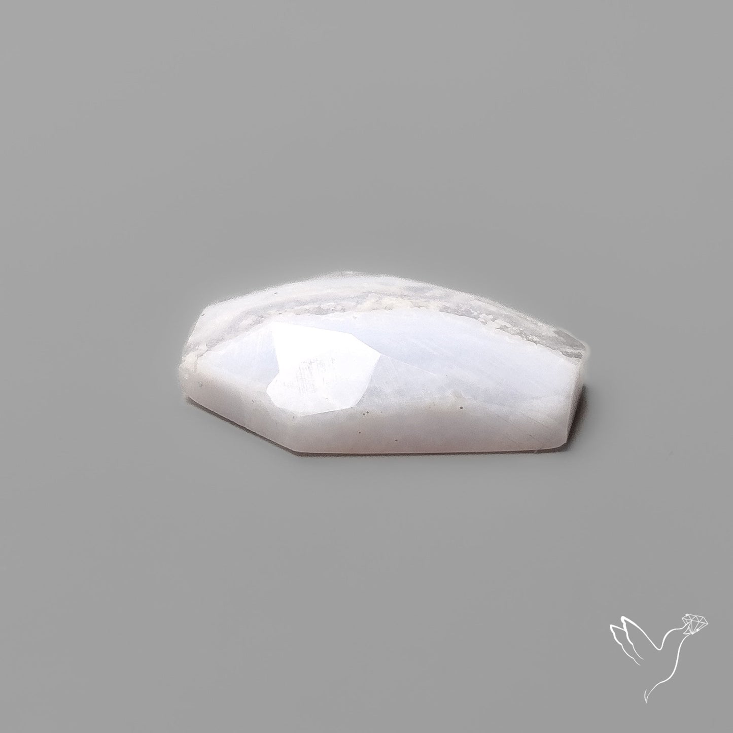 Rose Cut Blue Lace Agate