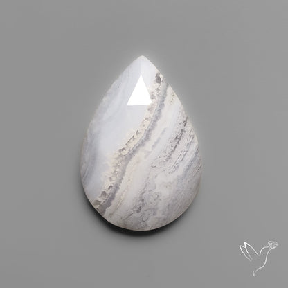 Rose Cut Blue Lace Agate