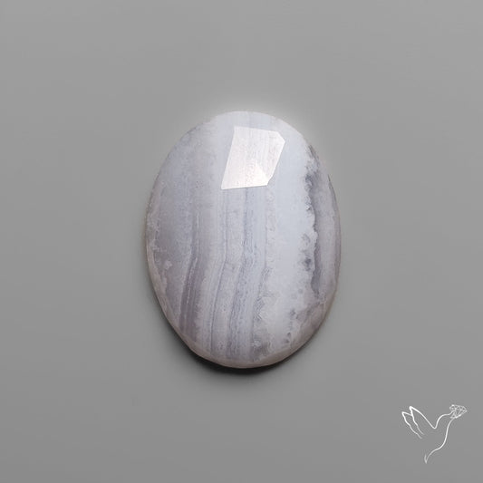 Rose Cut Blue Lace Agate